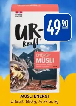 Rema 1000 MÜSLI ENERGI tilbud