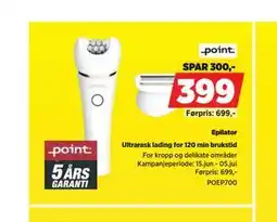 POWER point Epilator tilbud