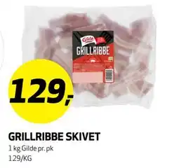 Bunnpris GRILLRIBBE SKIVET tilbud