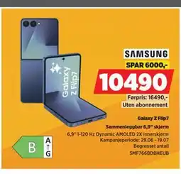 POWER Galaxy Z Flip7 tilbud