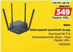POWER MERCUSYS Ruter tilbud