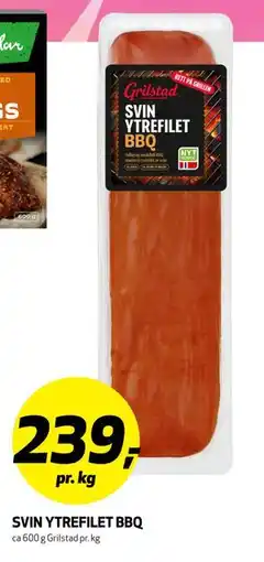 Bunnpris SVIN YTREFILET BBQ tilbud
