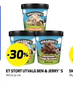 Bunnpris ET STORT UTVALG BEN & JERRY`S tilbud