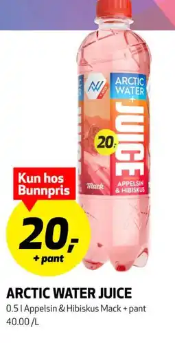 Bunnpris ARCTIC WATER JUICE tilbud