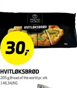 Bunnpris HVITLØKSBRØD tilbud