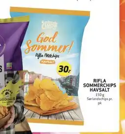 Bunnpris RIFLA SOMMERCHIPS HAVSALT tilbud