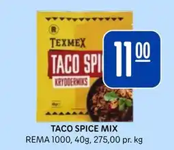 Rema 1000 TACO SPICE MIX tilbud