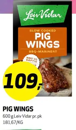 Bunnpris PIG WINGS tilbud