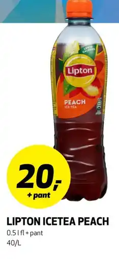 Bunnpris LIPTON ICETEA PEACH tilbud