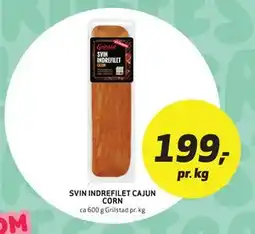 Bunnpris SVIN INDREFILET CAJUN CORN tilbud