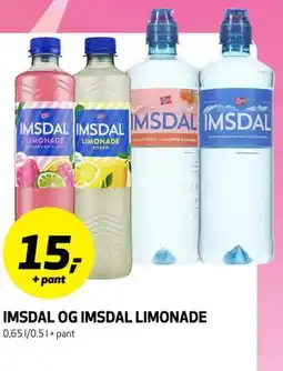 Bunnpris IMSDAL OG IMSDAL LIMONADE tilbud