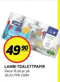 Bunnpris LAMBI TOALETTPAPIR tilbud