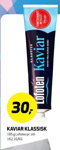 Bunnpris KAVIAR KLASSISK tilbud