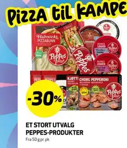 Bunnpris ET STORT UTVALG PEPPES-PRODUKTER tilbud