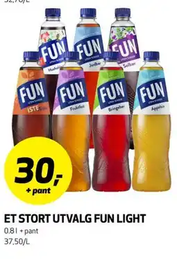 Bunnpris ET STORT UTVALG FUN LIGHT tilbud