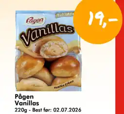 Havaristen Pagen Vanillas tilbud