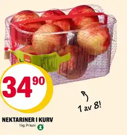 Coop Extra Nektariner i kurv tilbud