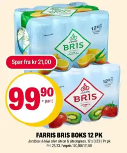 Coop Extra Farris Bris boks 12 pk tilbud