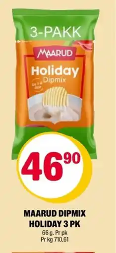 Coop Extra Maarud Dipmix holiday 3 pk tilbud