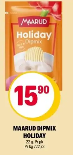 Coop Extra Maarud Dipmix holiday tilbud