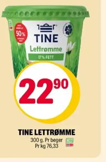 Tine lettrømme