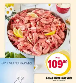 Coop Extra Polar reker i løs vekt tilbud
