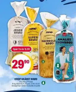 Coop Extra Coop skåret brød tilbud