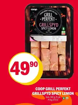 Coop Extra Coop grill perfekt grillspyd spicy lemon tilbud
