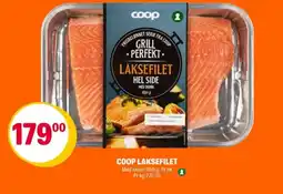 Coop Extra Coop laksefilet tilbud