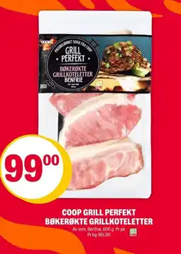 Coop Extra Coop grill perfekt bøkerøkte grillkoteletter tilbud