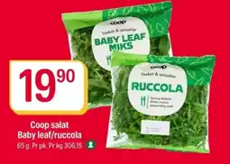 Coop Extra Coop salat Baby leaf/ruccola tilbud