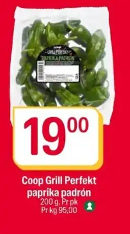 Coop Extra Coop Grill Perfekt paprika padrón tilbud