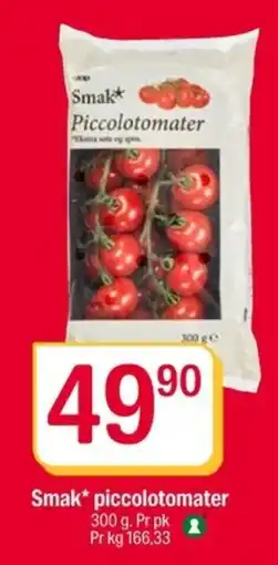 Coop Extra Smak* piccolotomater tilbud