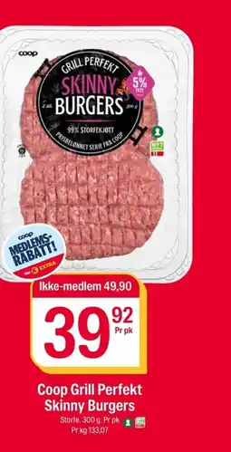 Coop Extra Coop Grill Perfekt Skinny Burgers tilbud