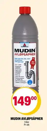 Coop Extra Mudin avløpsåpner tilbud