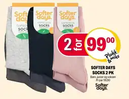 Coop Extra Softer days socks 2 pk tilbud