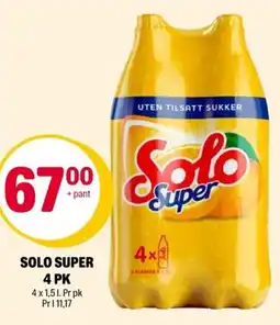 Coop Extra Solo super 4 pk tilbud