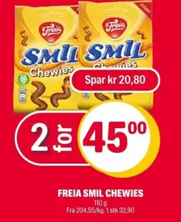 Coop Extra Freia smil chewies tilbud