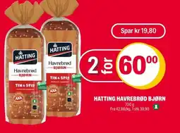 Coop Extra Hatting havrebrød bjørn tilbud