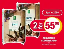 Coop Extra Änglamark blomsterjord tilbud