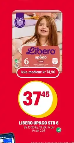 Coop Extra Libero up&go str 6 tilbud