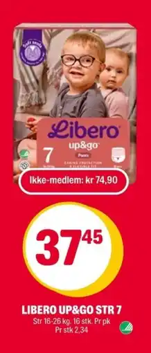 Coop Extra Libero up&go str 7 tilbud