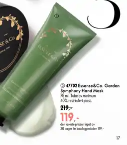 Oriflame Essense & Co. Garden Symphony Hand Mask tilbud