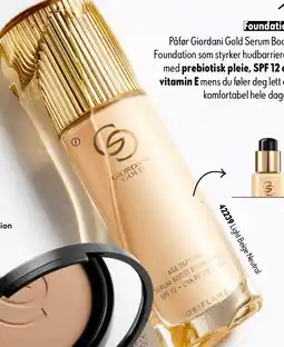 Oriflame Giordani Gold Age Defying Serum Boost Foundation SPF 12 +UVA Protection tilbud