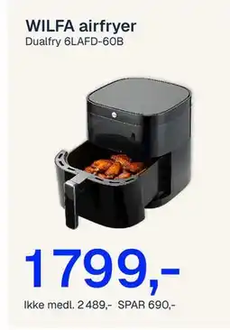 Jernia WILFA airfryer tilbud