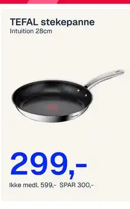 Jernia TEFAL stekepanne tilbud