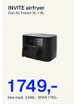 Jernia INVITE airfryer tilbud
