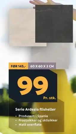 Megaflis Serie Ardesia flisheller tilbud