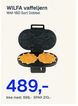 Jernia WILFA vaffeljern tilbud
