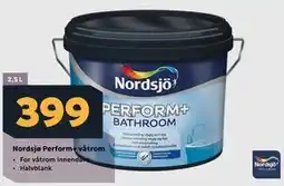 Megaflis Nordsjø Perform+ våtrom tilbud